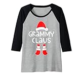 Photo Gallery donna maglietta grammy claus - maglietta natalizia abbinata maglia con maniche raglan Photo Gallery donna maglietta grammy claus - maglietta natalizia abbinata maglia con maniche raglan