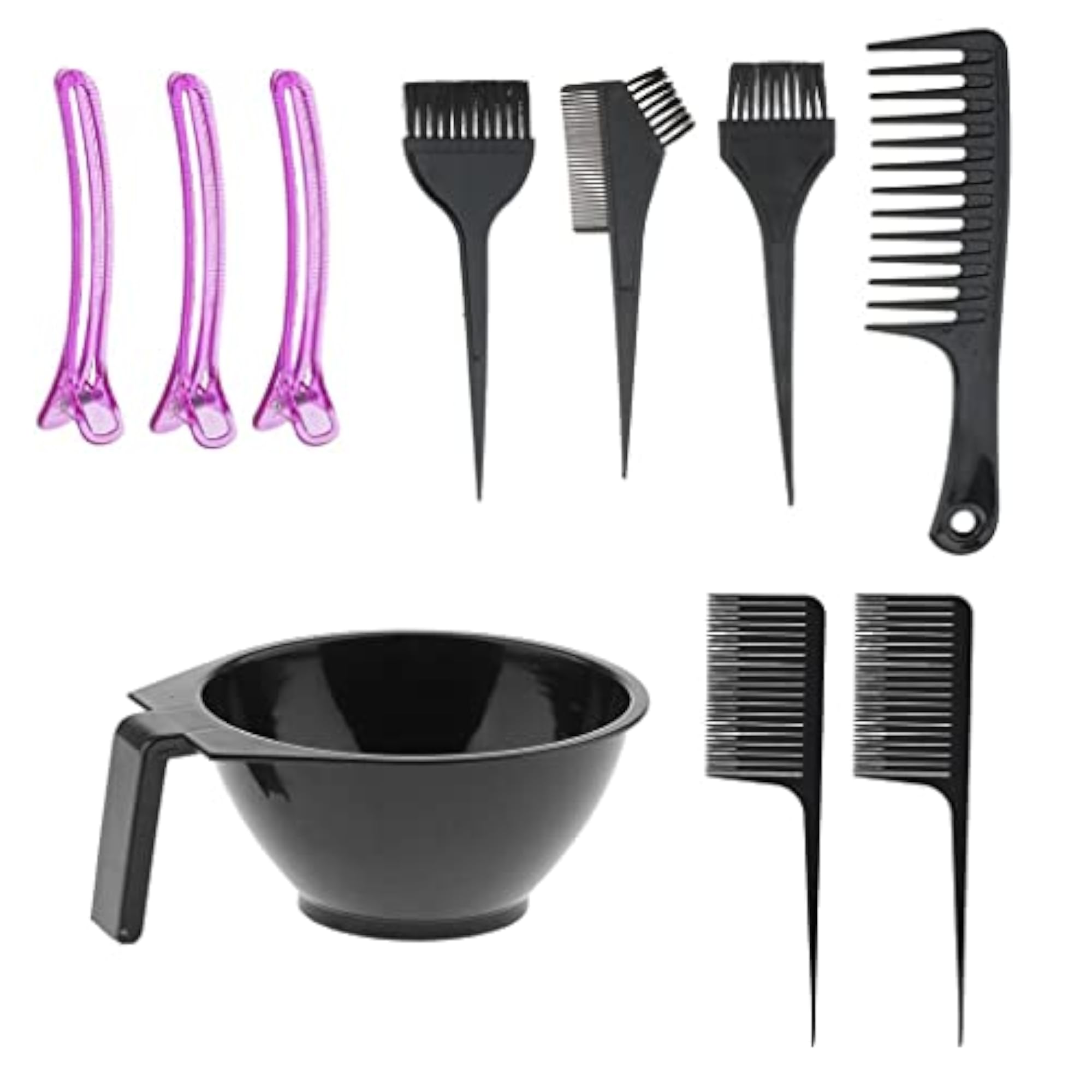 Salon Hair Coloring Dyeing Tint Tools Mixing Bowl Brush Set