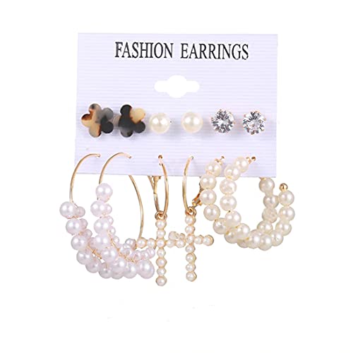 Gold-Toned Plated Earrings Combo (JG-PC-ER-8629)