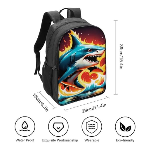 Bolsa para la escuela de tiburón ideal para excursiones y guardería 2