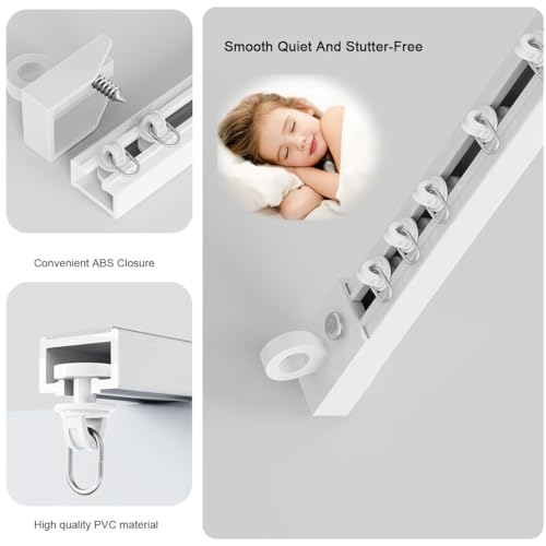 Autocollant pour murs et plafonds barre extensible sans percer - 4