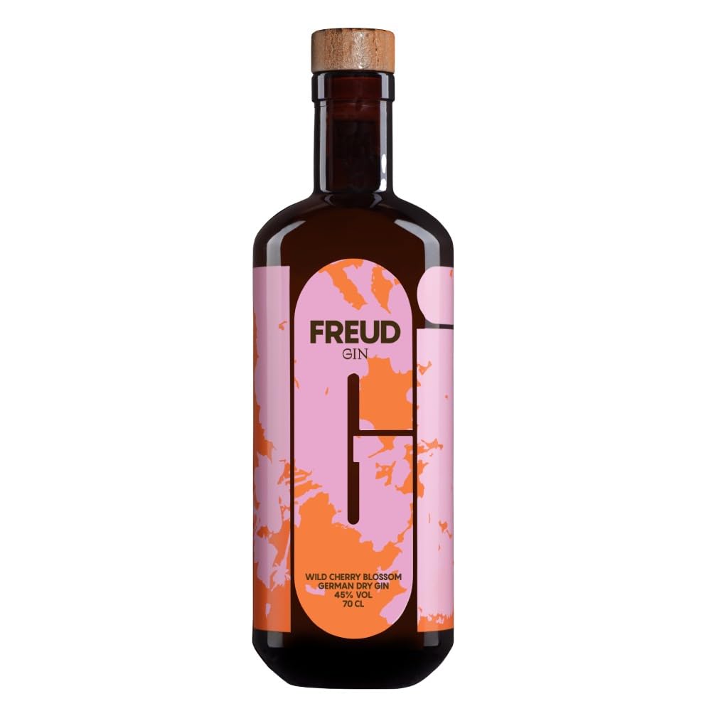 Freud Gin Wild Cherry Blossom – aromatischer Gin mit Wildkirschblüte, 700 ml