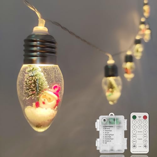 Guirlande lumineuse de Noël d'intérieur 2m 10 LED pour sapin de chambre