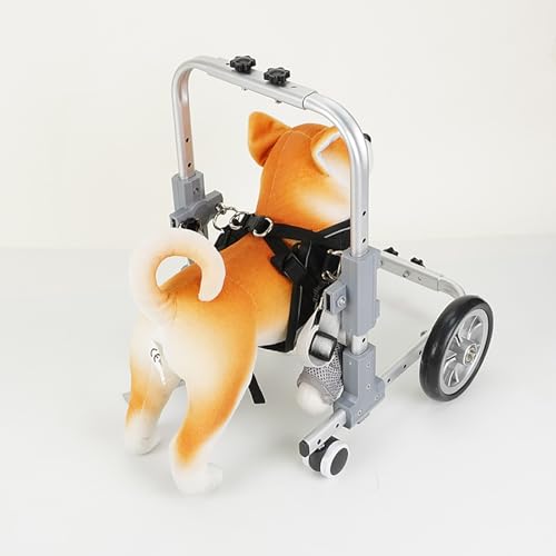 Fauteuil roulant réglable pour pattes avant – Chariot léger d'aide à la mobilité pour chiens handicapés ou blessés – Améliore la mobilité et l'indépendance