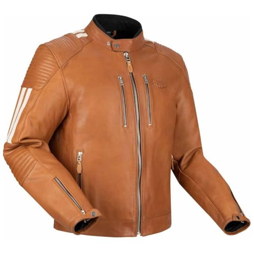 Giacca di pelle da moto SEGURA Orion impermeable con protecciones integradas