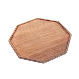 Plateau à vaisselle: le matériau en bois est naturel et propre, capable de manger directement, en toute sécurité et en bonne santé, dessous de verre
