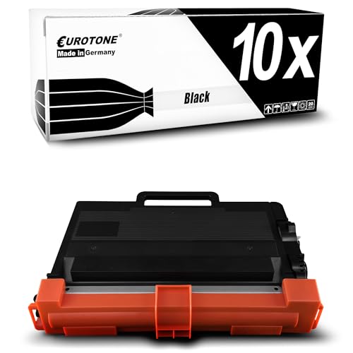 Toner TN3512 Eurotone lot de 10 pour réparer les pannes d'encre sur Brother MFC-L6800 MFC-L6900