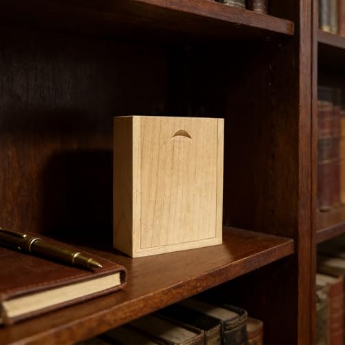 Boîte en bois fabriquée à la main pour bagues et petits secrets - 5