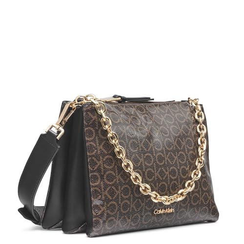 Image of Calvin Klein Women's Rain Triple Compartment Chain Crossbody
