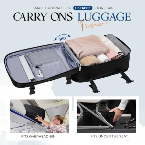 Sac Cabine Ryanair 40X30X20 : VMIKIV Sac a Dos Voyage Cabin Avion 40x30x20 Bagages Cabine Ryana... – Image 4