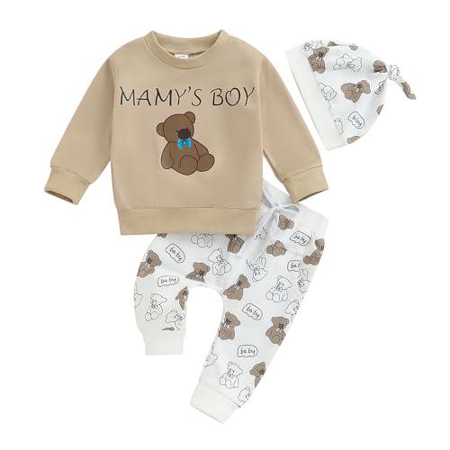 Geagodelia Neugeborene Baby Kleidung Set Junge Winter Bär Sweatshirt...