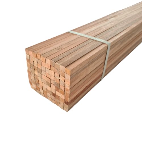 100 Ripas/Sarrafos de 1x1x50 cm Madeira de Eucalipto