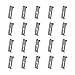 DBM IMPORTS 20 PCS Gridwall Utility Hook Grid Wall Panel Display Picture Notch Chrome