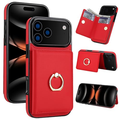 Étui iPhone 12 Pro en cuir rouge de qualité supérieure : chic, robuste et agréable au toucher