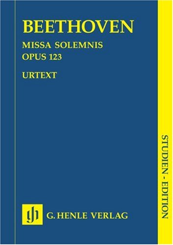 Missa Solemnis en Re Majeur Op. 123