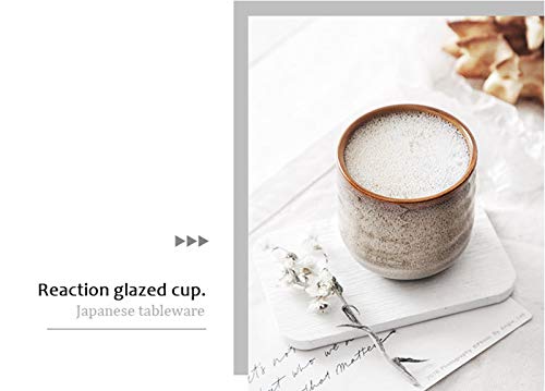 ليكسو دبليو بي دي طقم شاي سيراميك على الطريقة اليابانية كوب قهوة يربا ميت اكواب من 4 قطع الوان ال اكس يو