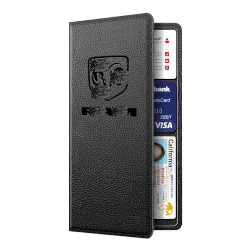 ALLTESXY Customized for Ram Registration and Insurance Holder, Premium Leather