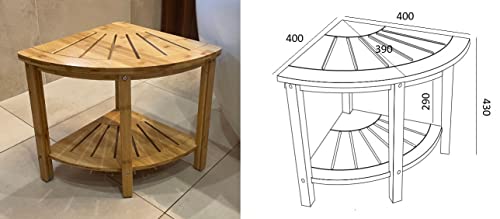 ECOLAM® exklusive freistehende Badewanne Standbadewanne moderne Wanne freistehend Goya + Ecktisch Bambus Costa + Ablaufgarnitur Click Clack Design Mineralguss 160x70 cm glamour weiß – Bild 3