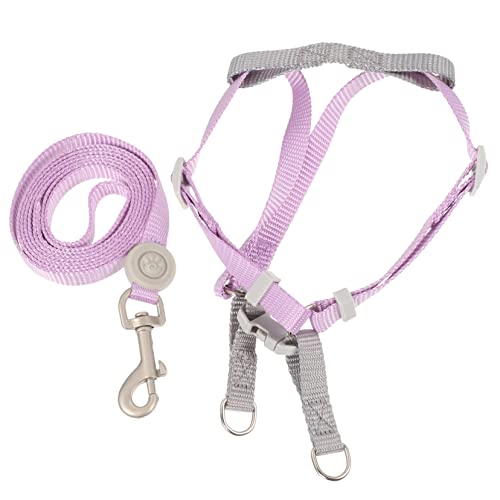 TOGEVAL Djustable Cat Harness Set Harness Kitten Harness Leash Escape for Outdoor Activities