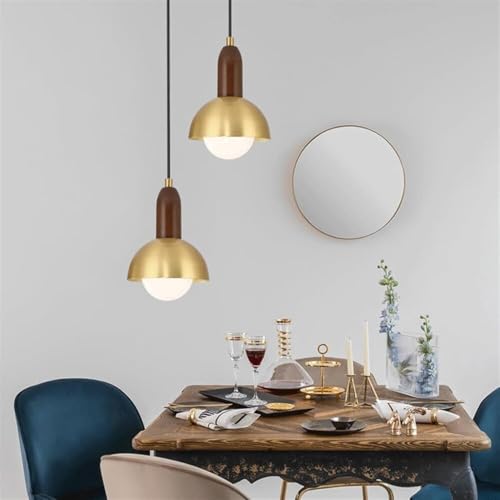 Lámpara colgante creativa retro para techos altos de comedor 3