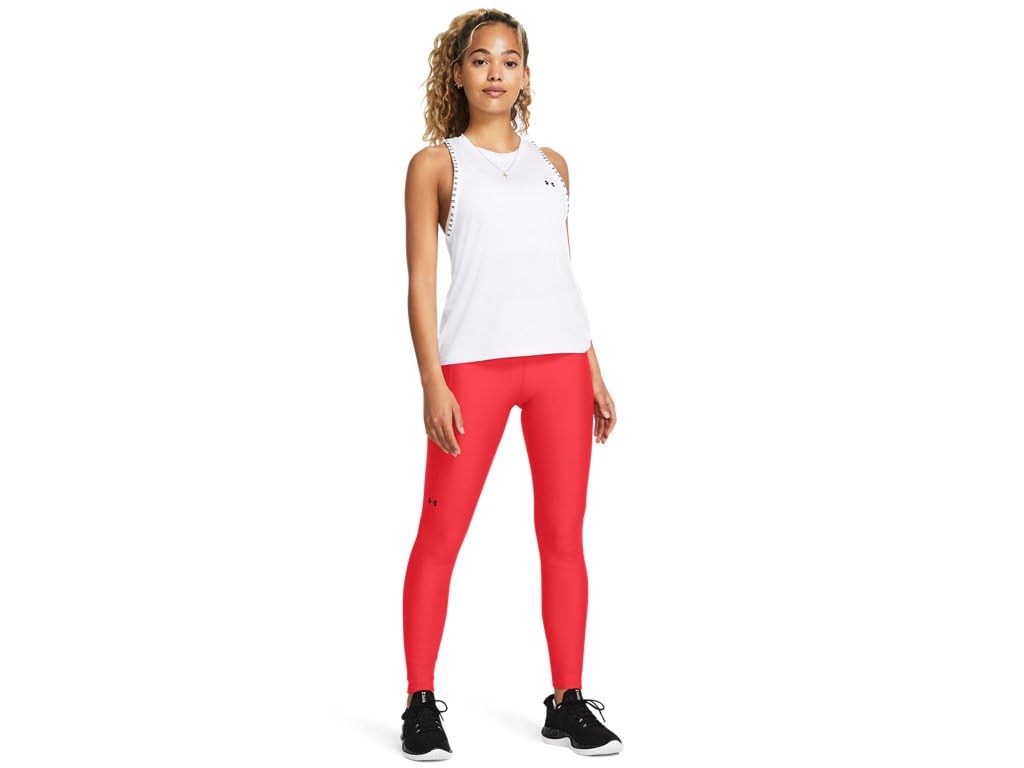 Under Armour Tech High Rise Leggings Pantaloni, (713) Racer Rosso/Nero, Medium Donna