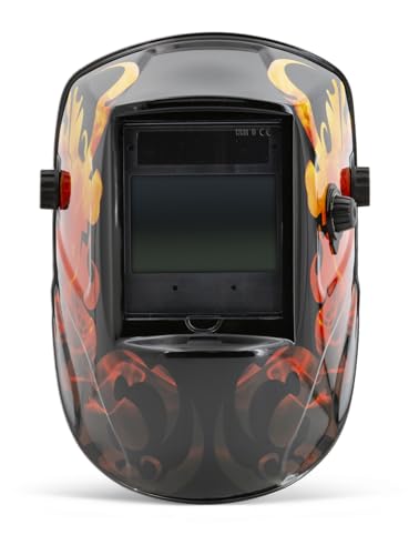 GYS Casco Saldatura LCD Zeus 5 - 9/9 - 13 G Fire
