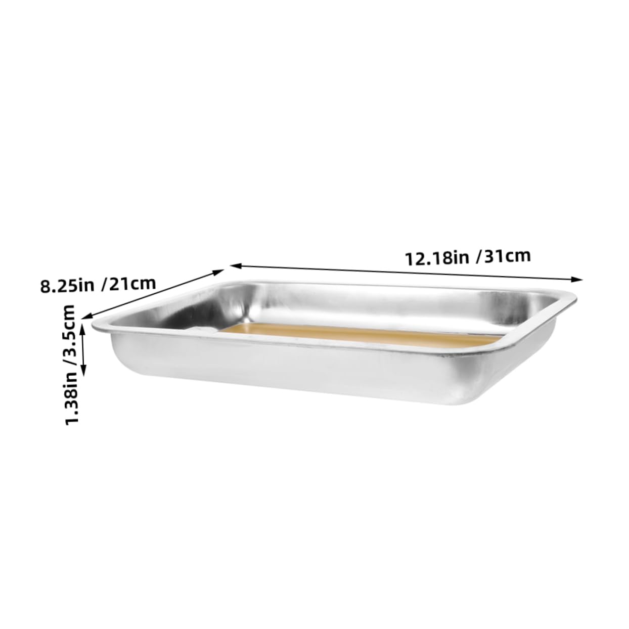 ABOOFAN 2 pezzi Vassoio da Dissezione Inox Strumento Professionale per Esperimenti Biologici per Scuole e Istituti Ricerca Facile da e Resistente Schizzi