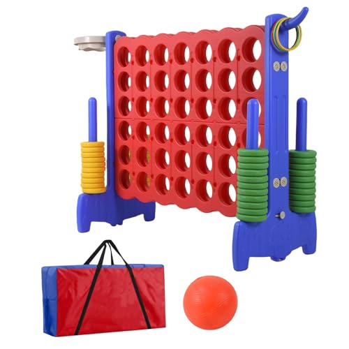 Juego Gigante, Juego Ganador Giant 4,Clásico Juego de Estrategia de 4 en para Fiesta | Juguete para Juegos de Mesa, Divertidos Juegos de Mesa para niños, niñas y Adolescentes