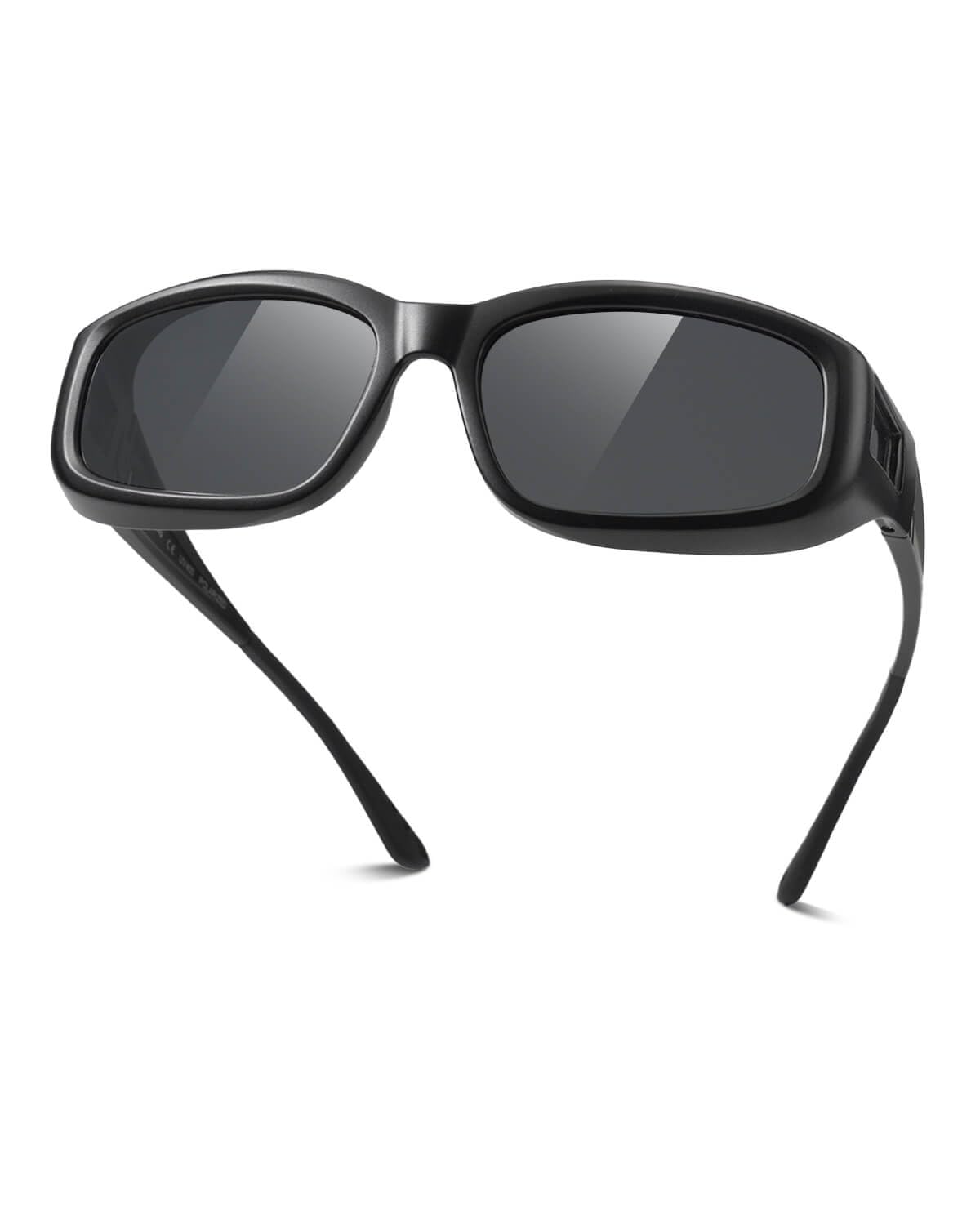Meeloog Übergroße polarisierte Überbrillen-Sonnenbrille für