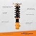 maXpeedingrods Coilovers for Subaru Impreza WRX GDA GD9 GGA 2000-2007, WRX STI GDB 00-04, for Subaru Forester 2003-2008, Height Adjustable Coilovers Suspension Kit, Preset Damping Lowering Kit Gold