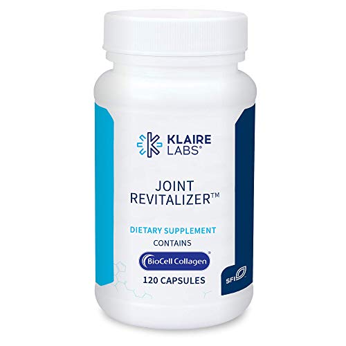 Klaire Labs Joint Revitalizer - Patented Hydrolyzed Collagen Peptide Formula with Chondroitin, MSM & Hyaluronic Acid, Hypoallergenic Connective Tissue Support (120 Capsules)