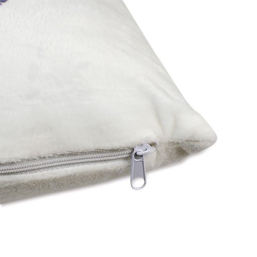 Kissen/weiches Kuschelkissen mit Füllung 40x40cm - Motiv: Mops döst vor sich hin | 016