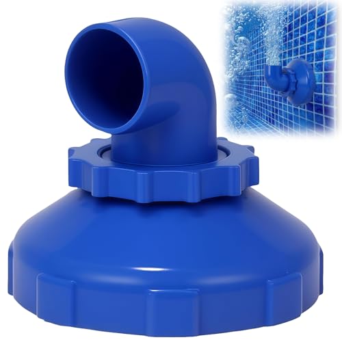 YEAMLTE 360 Drehbar Pool Einlaufdüse Blau Pool Düsen Mit Winkel Einlaufdüse Anschluss Gewindedurchmesser 80 mm Rücklaufdüse Zubehör für Intex- Bestway- und Hallenbäder