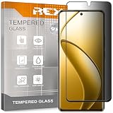 REY Pellicola salvaschermo antispia per Oppo REALME 12+, Vetro temperato, di qualità Premium
