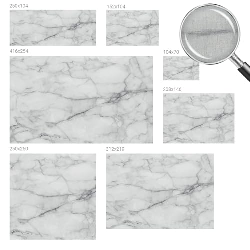 Cubiertas de mármol decorativas con acabado de lujo para hogar 6