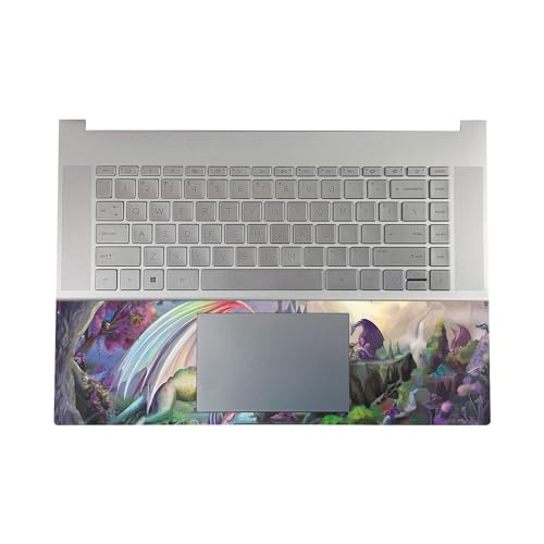 Image of Gaming Skin Compatible with HP Envy x360 16 inch (2023) - Dragon Paradise - Premium 3M Vinyl Protective Wrap Decal Cover - Easy to Apply | Crafted in The USA by MightySkins