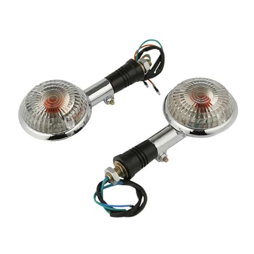 Clignotant de moto pour Yamaha XVS400 finition chrome durable - 3