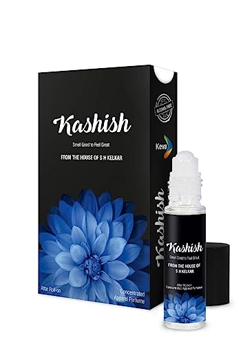 Image of K E V A Kashish Attar /Itra /Perfume Roll On - Pure Non-Alcoholic /Unisex Perfume Oil /Long Lasting & Pure Attar /Vegan & Cruelty Free - 6 ml