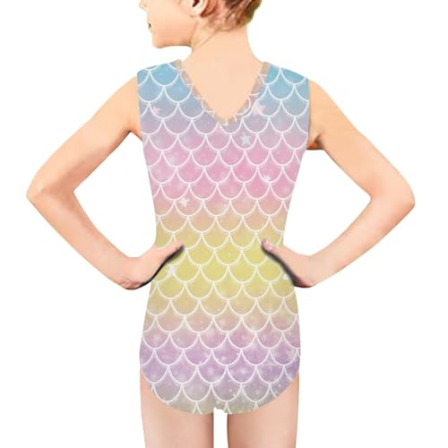 Image of INSTANTARTS Leopard Leotard Girl Gymnastics Toddler Tank Biketards One Piece