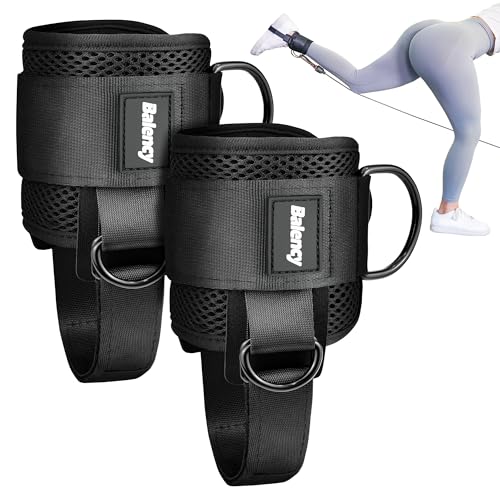 Balency Padded Ankle Strap for Cable Machine & Glute Workout