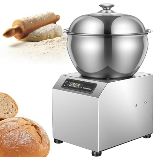 Ymnogjie MáQuina Amasadora de Masa,con Función de Fermentación y Temporizador Inteligente,Gran Capacidad de 5 Kg/8 Kg Control Táctil Temporizador 8KG