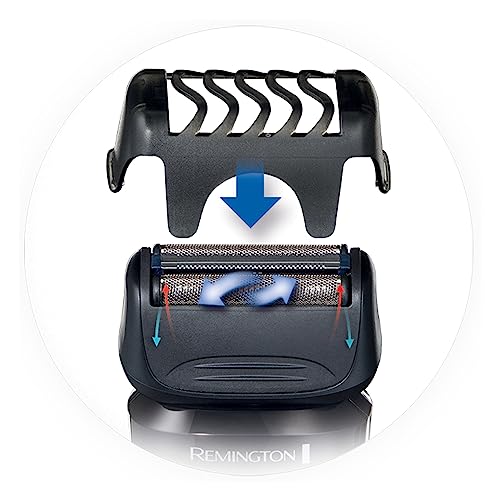 Remington F4 Men's Electric Shaver (Cordless, Wet & Dry, Foil Shaver, Flexible Cutting with Pivoting Head, Pop-up Detail Trimmer, 3-Day Stubble Styler Guard, 50-Minute Usage, 4-Hour Charge) F4002 - Image 5