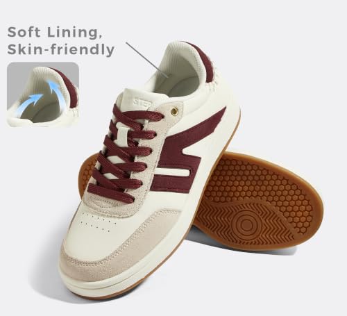 Image of LUCKY STEP Women Retro Gum Sole Fashion Sneakers