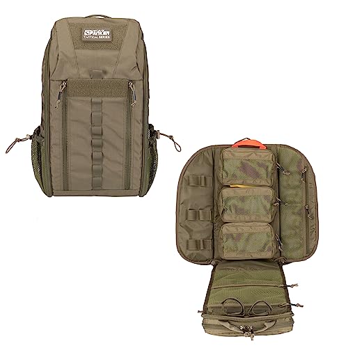 EXCELLENT ELITE SPANKER Medical Backpack Tactical Knapsack Outdoor Rucksack Camping Survival First Aid Backpack(Ranger Green)