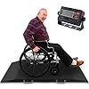 Wheelchair Scale for Home use 700x0.2lb, Digital Medical Scale with Extended Dual Ramp