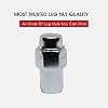 Cragar Standard Mag Lug Nut 14mmx1.5 with Duplex Washer 7/8 Hex 3/4 Shank Diameter Set of 20 Pcs