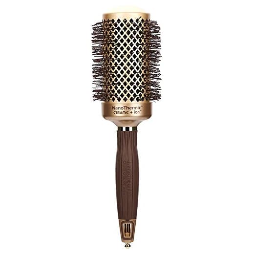 Olivia Garden Nano Thermic Ceramic Ion Brush, 2 1/8 Inch by Olivia Garden