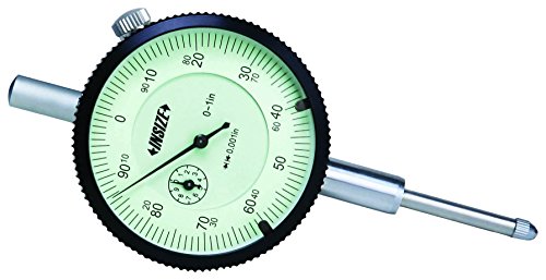 Indicateur de cadran INSIZE 2307-1RF outil mesure comparateur atelier 2.5 cm
