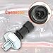 Sianxaido 55354325 Engine Oil Pressure Switch Sensor Compatible with Astra Aveo5 Cruze Limited ELR Encore G3 Wave Sonic Trax Volt Wave