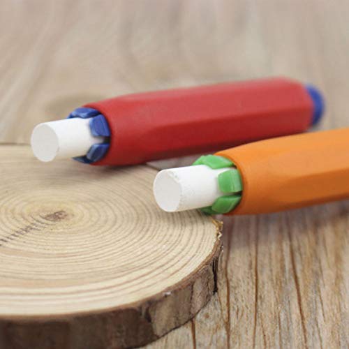 E-outstandin g 10 suportes de giz de plástico, capas de giz coloridas, conjunto de clipes de giz aju